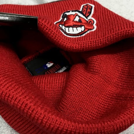 ニューエラ NEWERA ニット帽 クリーブランド Indians インディアンス MLB