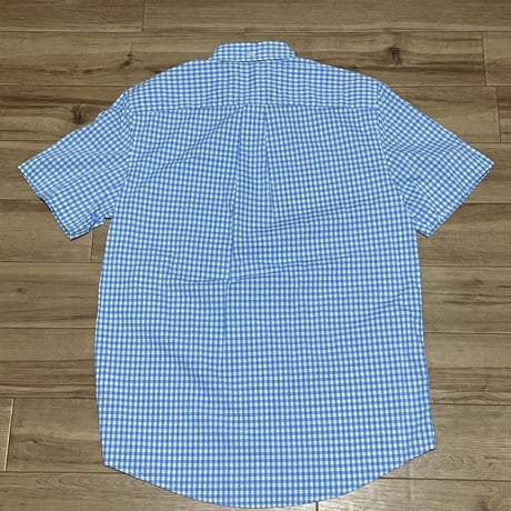 USAモデル TOMMY HILFIGER 半袖 ボタンダウンシャツ クラシックフィット ギンガムチェック