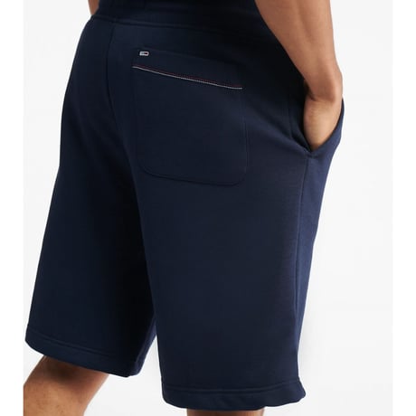 TOMMY JEANS USA トミージーンズ 裏起毛 スウェット ショートパンツ 紺