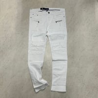 米国発 Imperious インペリアス New Slim Fit ストレッチ スリムフィットデニム 白 (JNS223)