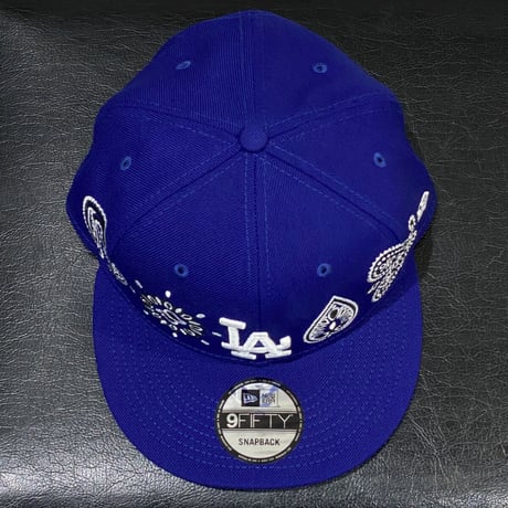 USA限定 Newera ニューエラ 9FIFTY ペイズリー スナップバック LA ロサンゼルス ドジャース MLB