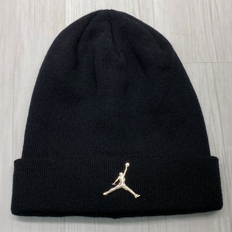 NIKE ナイキ JORDAN ジョーダン ニット帽 ジャンプマン INGOT メタル付き ビーニー 黒