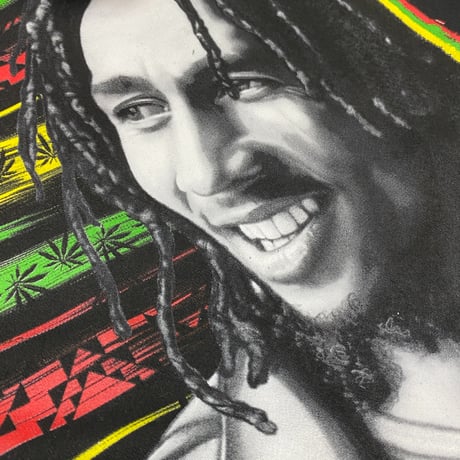 LA発 CreateX5  BOB MARLEY ヘビーウェイト グラフィック プルオーバー パーカ ONE LOVE (GFX/Hdy18)