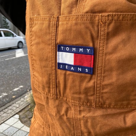 海外限定モデル TOMMY JEANS トミージーンズ CLASSIC オーバーオール Ginger Glow (OA12)