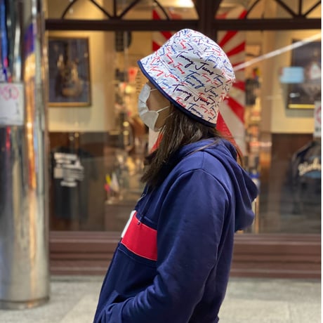 USA限定 トミーヒルフィガー TOMMY HILFIGER リバーシブル バケットハット (50)
