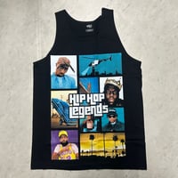 LA発 Shaka Wear アンダーグラウンド グラフィックデザイン タンクトップ Legends 黒 (GTT17)