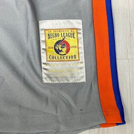USA限定 Headgear Classics ニグロリーグ NY リンカーン ジャイアンツ LincolnGiants Vネック ベースボールシャツ#48 (HGC-BB65)