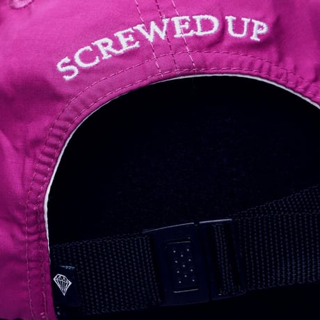 ダイヤモンドサプライ Diamond Supply Co. クリップバックキャップ 紫 スクリュー SCREWED