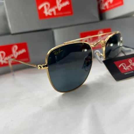 Ray-Ban レイバン Legend Gold レジェンドゴールド ダブルブリッジ スクエア サングラス RB3557 (0RB9)