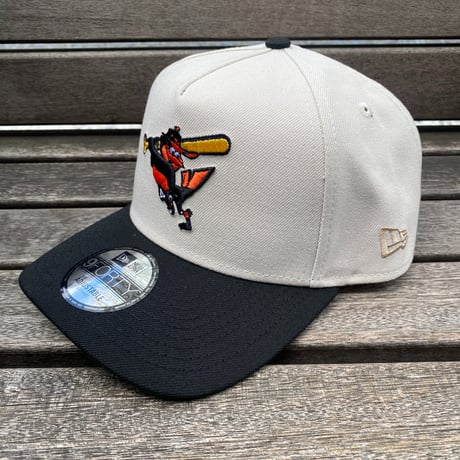 海外限定 Newera ニューエラ 9Forty Aフレーム Orioles ボルチモア オリオールズ キャップ 25周年記念 (940-178)