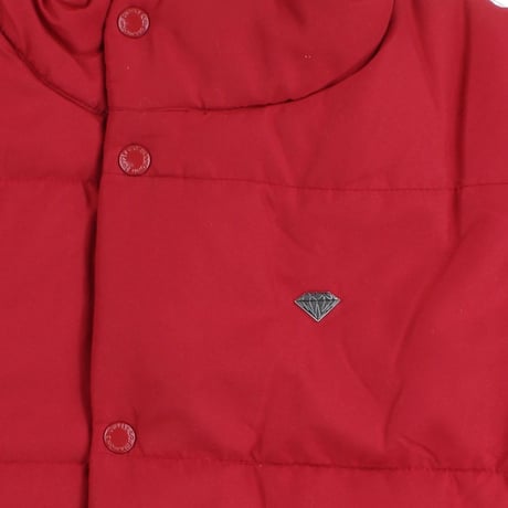ダイヤモンドサプライ Diamond Supply ブリリアントカット 中綿入りベスト 赤 RED LA スケーター