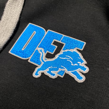 米国老舗ブランド NFL公式 Antigua デトロイト ライオンズ Lions ジップアップ パーカ Victory Hoodie