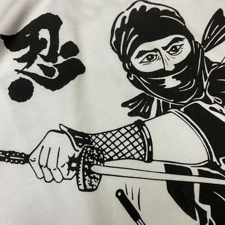 ロリコ限定 YOKOSUKA 和柄Tシャツ 忍 NINJA スカT 横須賀名物 (JPT19)
