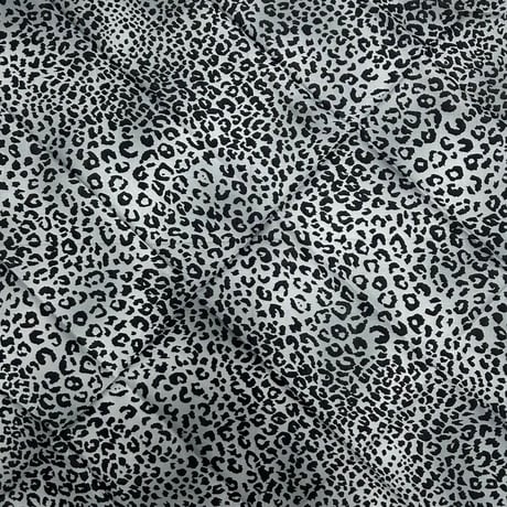 グラデーション ヒョウ柄 バンダナ Tiedye Leopard Bandana 大判サイズ 総柄 グレー (BNDN84)