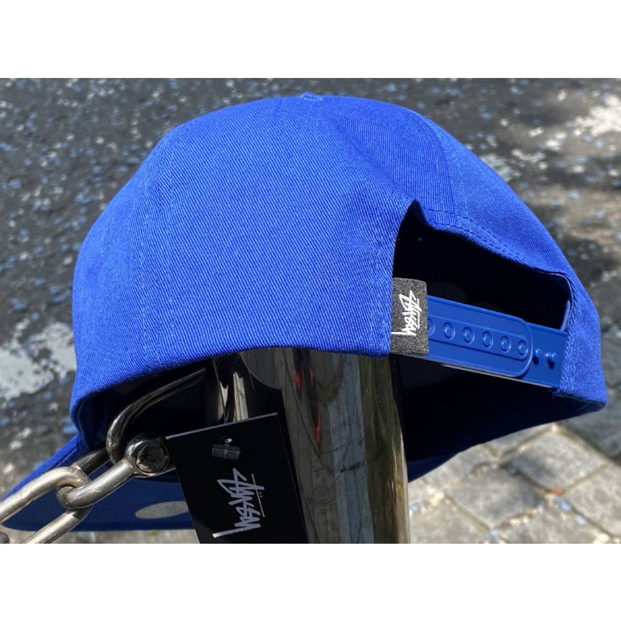ステューシー Stussy スナップバックキャップ 青 ベーシックロゴ