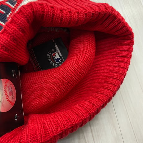 NEWERA ニューエラ MLB セントルイス カージナルス Cardinals ニット帽 ポンポン付 ニットキャップ