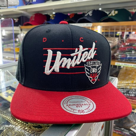 MLS メジャーリーグサッカー Mitchell&Ness スナップバックキャップ D.C. ユナイテッド  (MLS5)