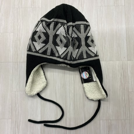 USA限定 ニューエラ Newera シカゴ ホワイトソックス Whitesox 空軍 トラッパーハット 極暖ニット