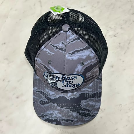 米国アウトドアブランド Bass Pro Shops バスプロショップス Performance 迷彩トラッカー キャップ (Bps69)