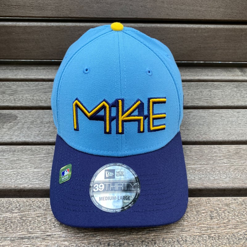 Newera ニューエラ MLB 39THIRTY ブルワーズ MIL Brewers ストレ
