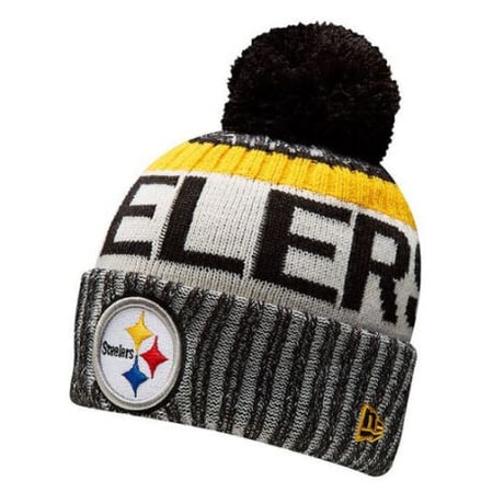 NEWERA ニューエラ STEELERS ピッツバーグ スティーラーズ 公式 ニット帽 フリース NFL アメフト