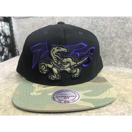 Mitchell&Ness ミッチェル&ネス NBA トロント Raptors ラプターズ 迷彩 スナップバックキャップ
