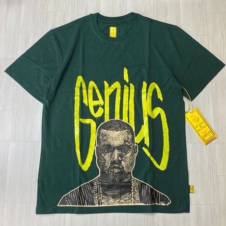 米国ブランド Bricks & Butter ブリックス＆バター 半袖 GENIUS グラフィック Tシャツ 緑