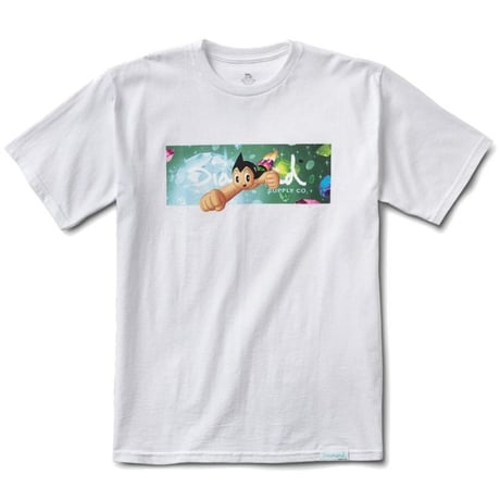 限定 【L】 Diamond Supply Co ダイヤモンドサプライ 半袖 Tシャツ AstroBoy 鉄腕アトム 半袖 Tシャツ 白