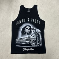 LA発 Shaka Wear アンダーグラウンド グラフィックデザイン タンクトップ Sugar Skull 黒 (GTT11)