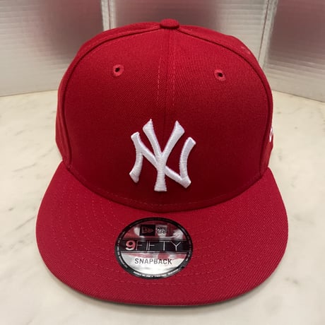 9FIFTY ニューエラ Newera ニューヨーク ヤンキース NY Yankees スナップバックキャップ 赤 ROW (950-151)