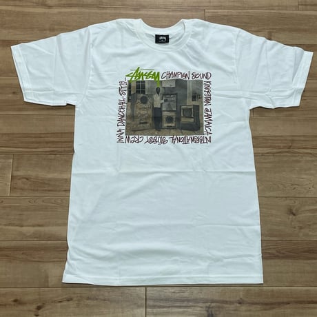 【M】 Stussy ステューシー 半袖 Tシャツ 白 キングストンクルー KingstonCrew グラフィック レゲエ (3)