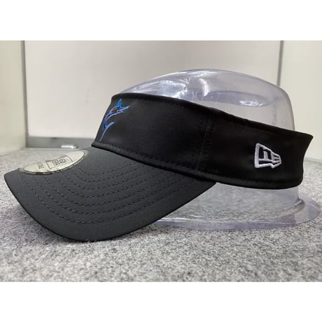 CLUBHOUSE サンバイザー NEWERA ニューエラ Marlins マイアミ マーリンズ 新ロゴ MLB サイズ調節可