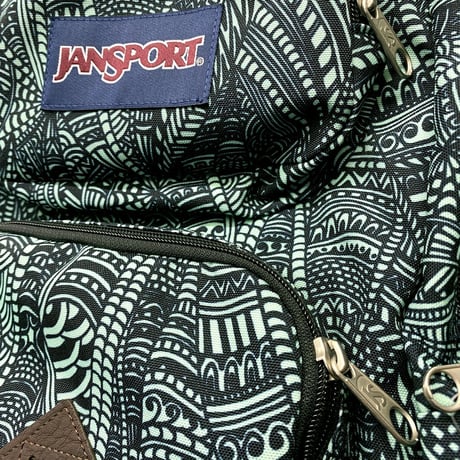USAモデル JANSPORT ジャンスポーツ AQUADASH SCRIB 総柄 Austin オースティン 大容量 バックパッ