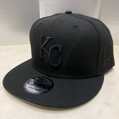 9FIFTY ニューエラ Newera カンザスシティ ロイヤルズ KC Royals スーパーブラック スナップバックキャップ BOB (950-157)