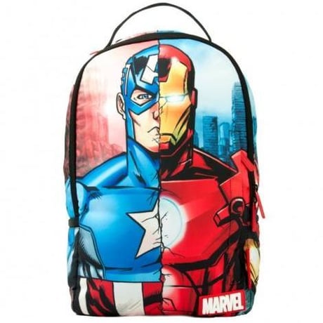 【限定コラボ】 SPRAYGROUND スプレイグラウンド MAVEL シビルウォー バックパック