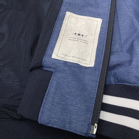 トミーヒルフィガー TOMMY HILFIGER ナイロン ヨットジャケット 撥水加工 インディゴ