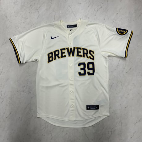 NIKE ナイキ Brewers ブリュワーズ Burnes コービン バーンズ MLB 限定ジャージー Home (MLBJ1)