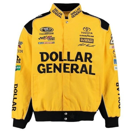 USA最強モータースポーツ  NASCAR 海外限定 JHデザイン レーシングジャケット ダラーゼネラル