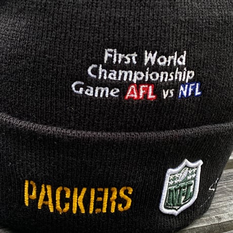 USA限定 NEWERA ニューエラ NFL スーパーボウル チャンピオンズ ニットキャップ パッカーズ