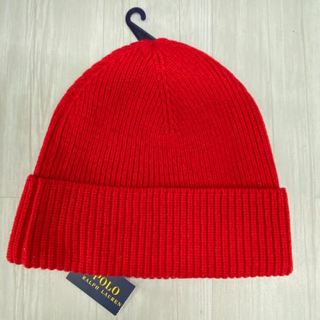 POLO RALPH LAUREN ラルフローレン ポロベア リブ編み ニットキャップ SNOWBOARDER
