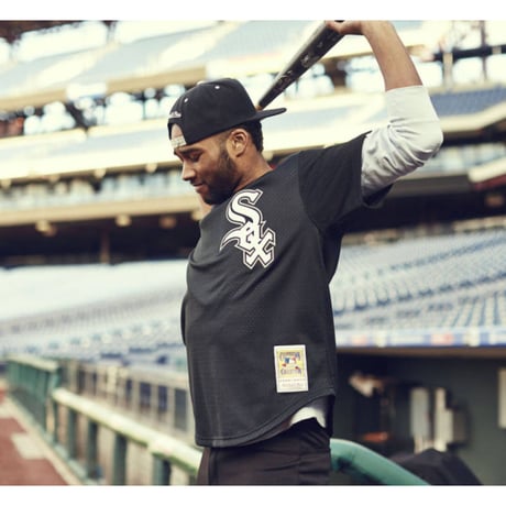 Mitchell&Ness ミッチェル&ネス MLB 公式 BPジャージ Whitesox シカゴ ホワイトソックス 黒