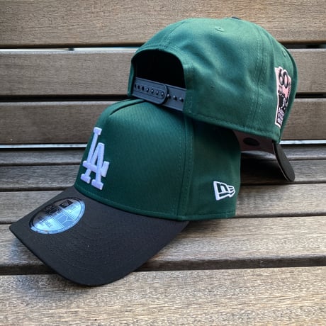 海外限定 Newera ニューエラ 9Forty Aフレーム LA Dodgers ドジャース キャップ 60周年記念モデル  (940-129)