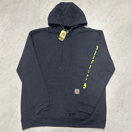 米国仕様 Carhartt USA カーハート ミッドウェイト ルーズフィット Loosefit プルオーバー パーカー カーボンヘザー (CHT-H3)