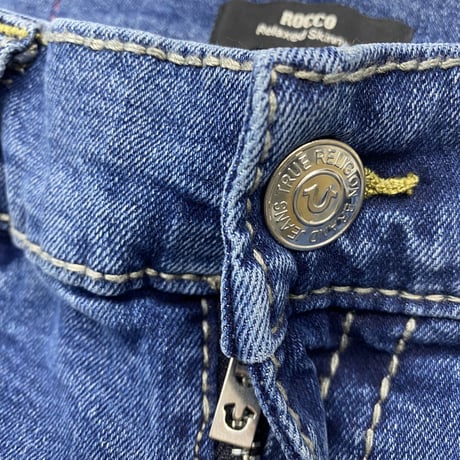 プレミアムジーンズ True Religion トゥルーレリジョン Rocco Super T Flap Skinny スキニージーンズ (JNS248)