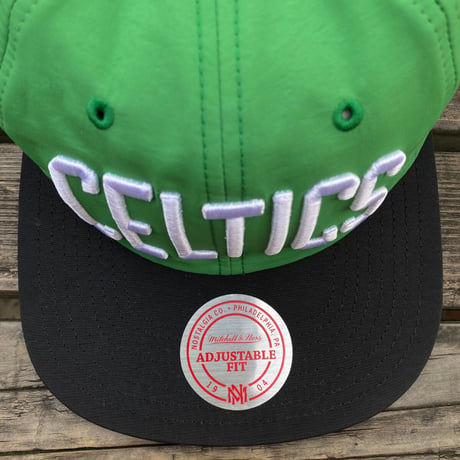 Mitchell&Ness ボストン Celtics セルティックス NBA アノラック スナップバックキャップ 緑 黒 バスケ