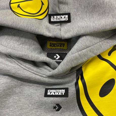 USA正規品 CHINATOWN MARKET コンバース 限定コラボ Smiley スウェットセットアップ