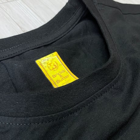 米国ブランド Bricks & Butter ブリックス＆バター 半袖 Mamba グラフィック Tシャツ 黒