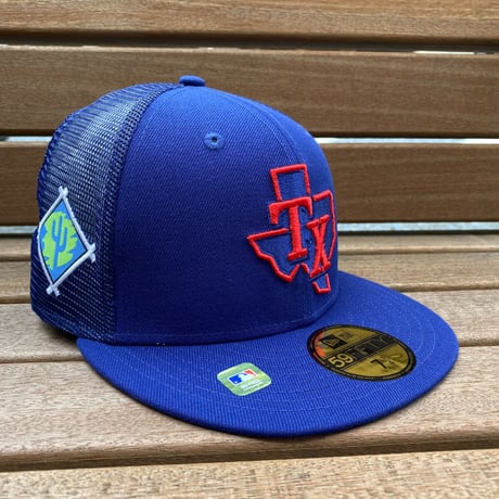 NEWERA ニューエラ 59FIFTY 限定SpringTraining メッシュキャップ  Rangers レンジャーズ