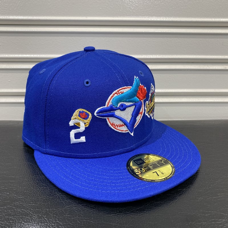 NEW ERA ブルージェイズ MLB 59FIFTY ニューエラ ブルー ピンク 限定モデル 59FIFTY ニューエラ Newera ゴールドリングス