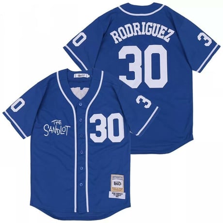 【L】 激レア HeadgearClassics ヘッドギアクラシックス The Sandlot サンドロット/僕らがいた夏 ベースボールシャツ #30 ベニーロドリゲス
